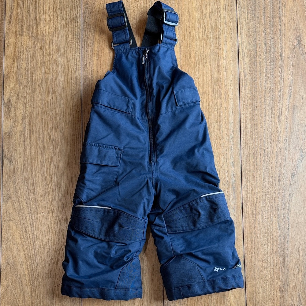 Columbia Kids Navy Snow Bib Overalls